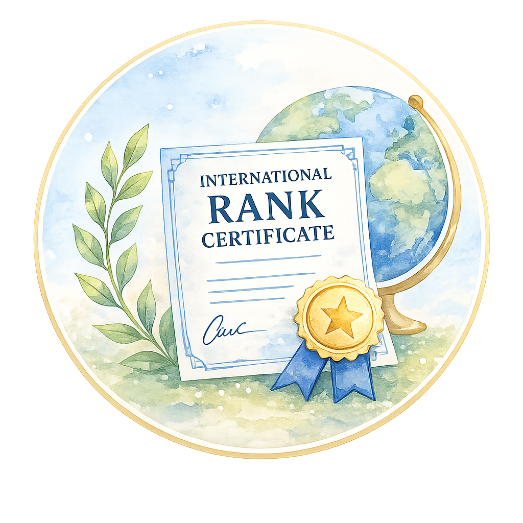 International Rank Certificate